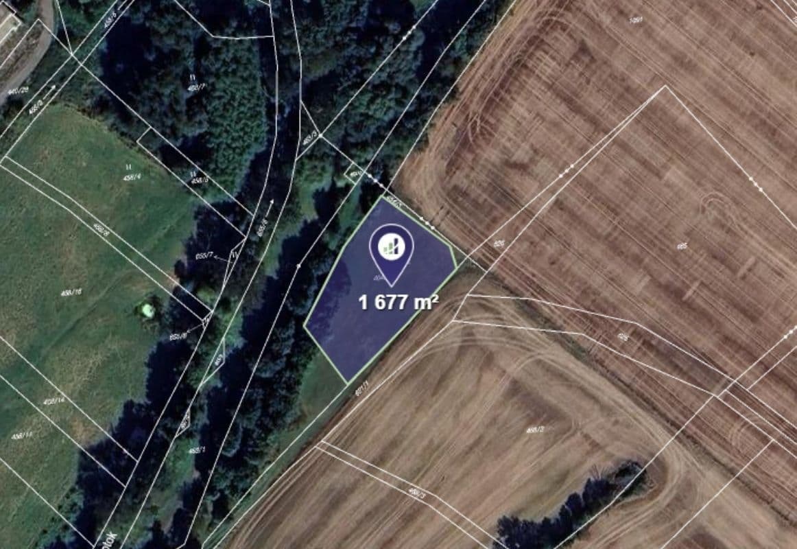 Predaj pozemku 1.677 m², Jemníky, Středočeský kraj Predaj pozemku 1.677 m², Jemníky, Středočeský kraj