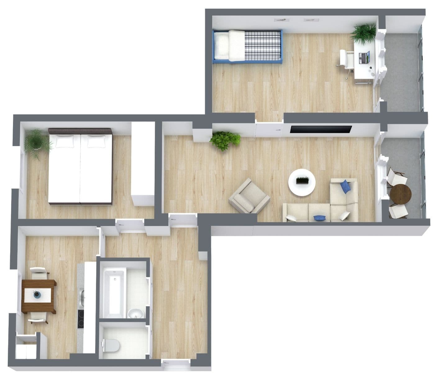 Predaj bytu 3-izbový 67 m², Došlíkova, Brno, Jihomoravský kraj Predaj bytu 3-izbový 67 m², Došlíkova, Brno, Jihomoravský kraj