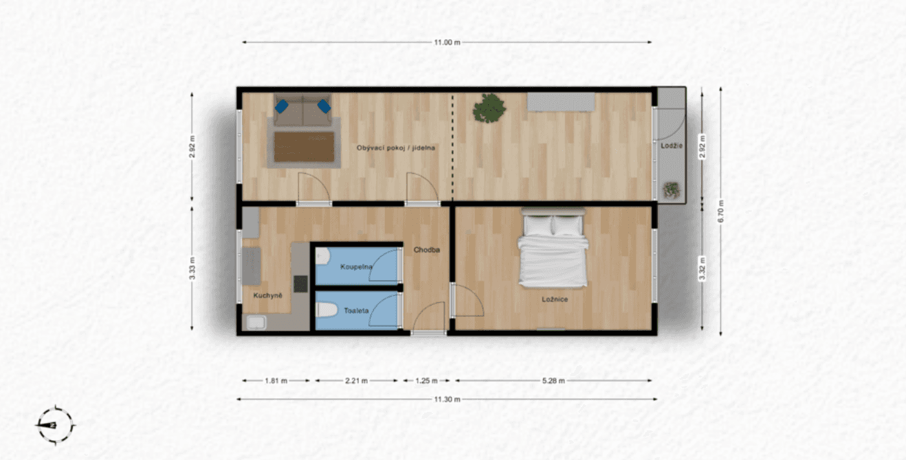 Predaj bytu 3-izbový 75 m², Počernická, Praha, Praha Predaj bytu 3-izbový 75 m², Počernická, Praha, Praha