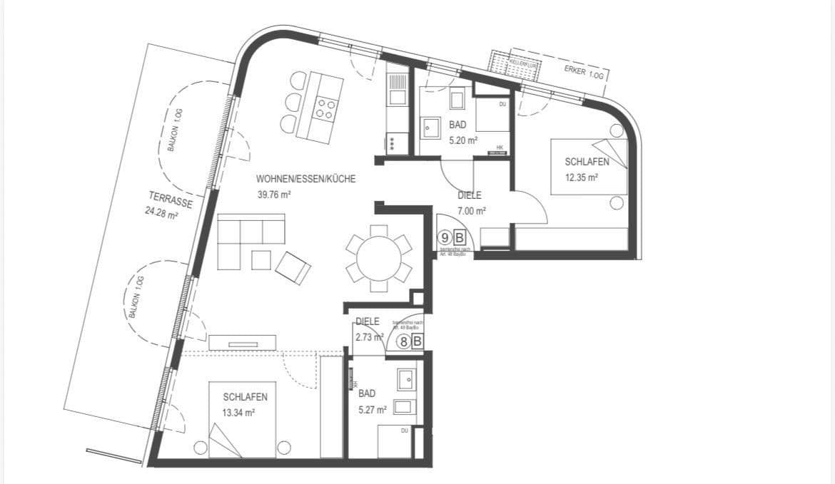 Predaj bytu 3-izbový 100 m², München, Bavorsko Predaj bytu 3-izbový 100 m², München, Bavorsko