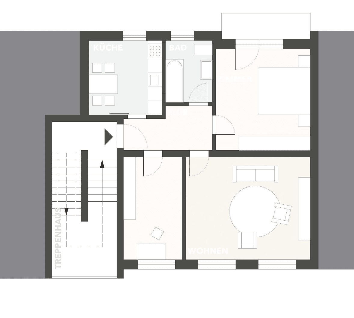 Prenájom bytu 3-izbový 82 m², Marktlerstrasse 60, Burghausen, Bavorsko Prenájom bytu 3-izbový 82 m², Marktlerstrasse 60, Burghausen, Bavorsko