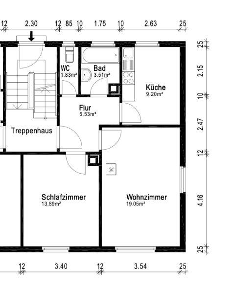 Prenájom bytu 2-izbový 53 m², Freihofstrasse 89, Göppingen, Bádensko-Wurttembersko Prenájom bytu 2-izbový 53 m², Freihofstrasse 89, Göppingen, Bádensko-Wurttembersko