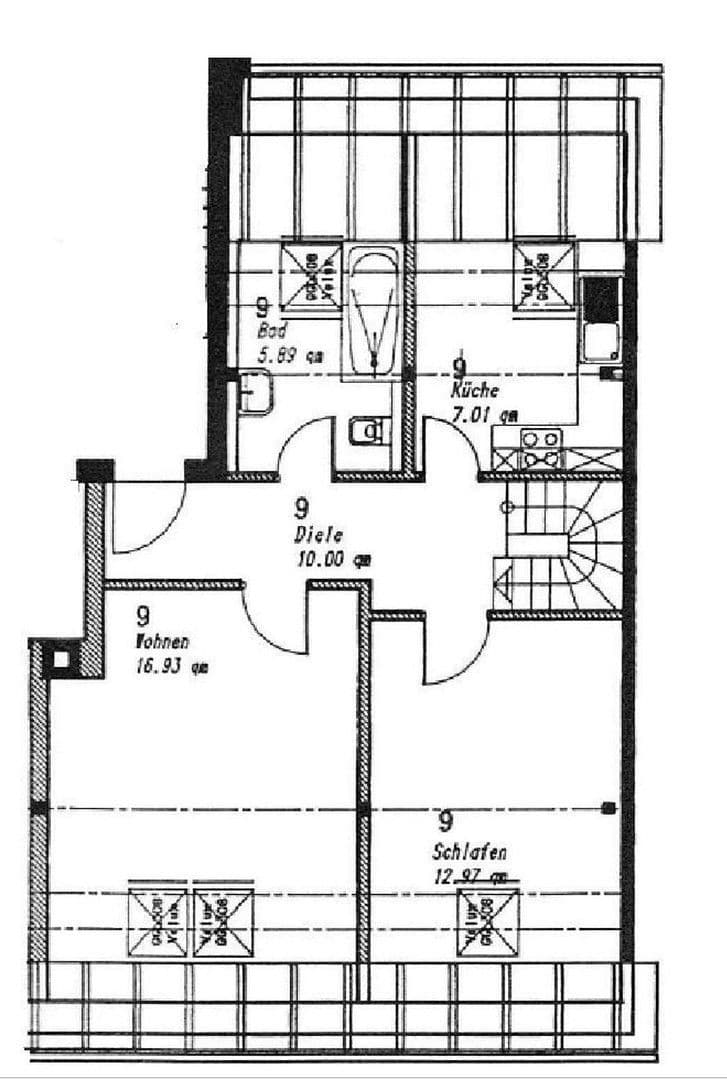 Prenájom bytu 3-izbový 73 m², Dieskaustraße 128, Leipzig, Sasko Prenájom bytu 3-izbový 73 m², Dieskaustraße 128, Leipzig, Sasko