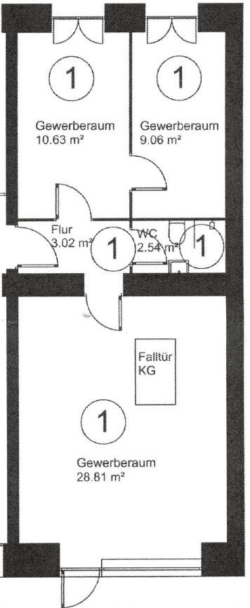 Predaj nebytového priestoru 55 m², Mindener Straße 3, Berlin, Berlín Predaj nebytového priestoru 55 m², Mindener Straße 3, Berlin, Berlín