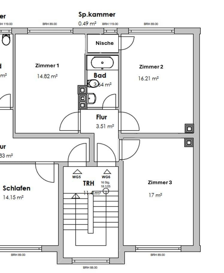 Prenájom bytu 3-izbový 56 m², Nordstrasse 42, Velbert, Severné Porýnie - Westfálsko Prenájom bytu 3-izbový 56 m², Nordstrasse 42, Velbert, Severné Porýnie - Westfálsko