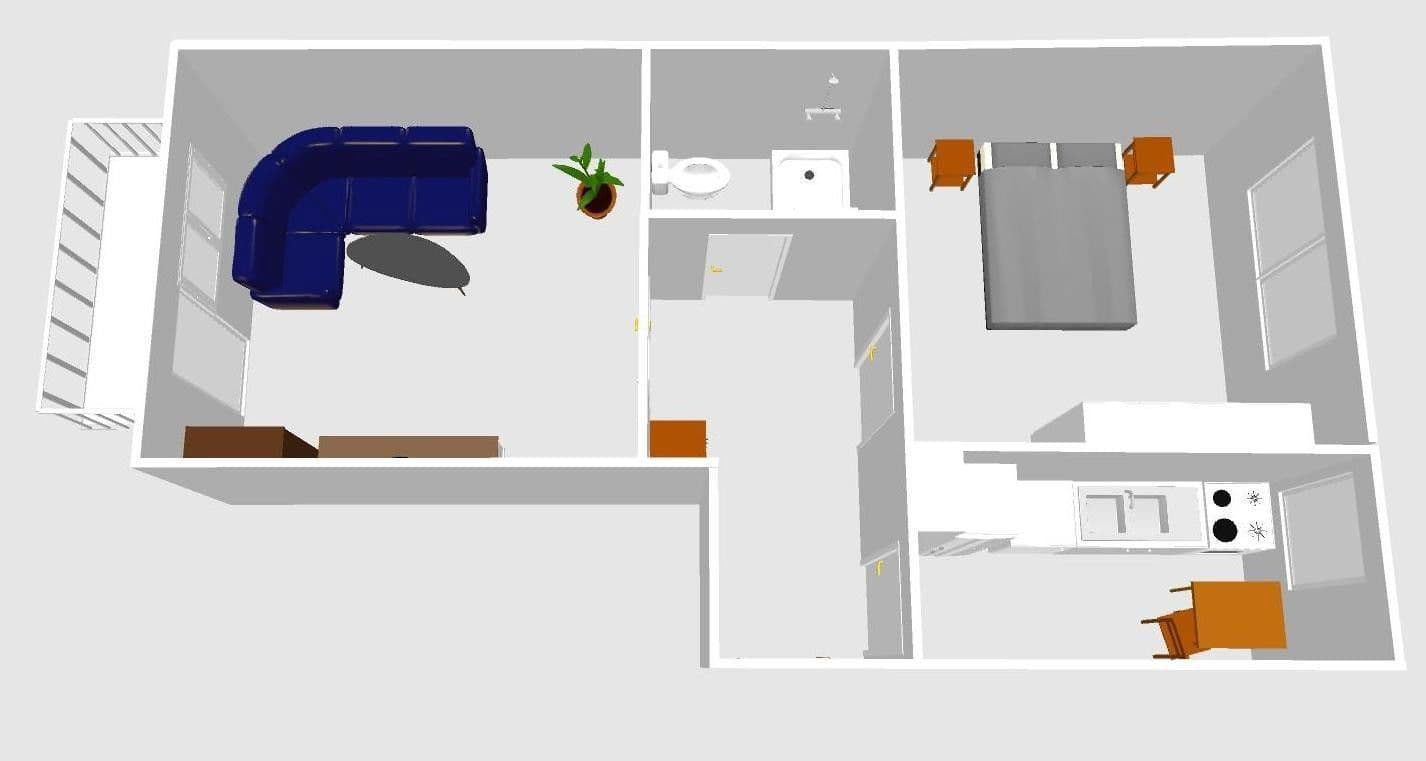 Predaj bytu 2-izbový 48 m², Töging, Bavorsko Predaj bytu 2-izbový 48 m², Töging, Bavorsko