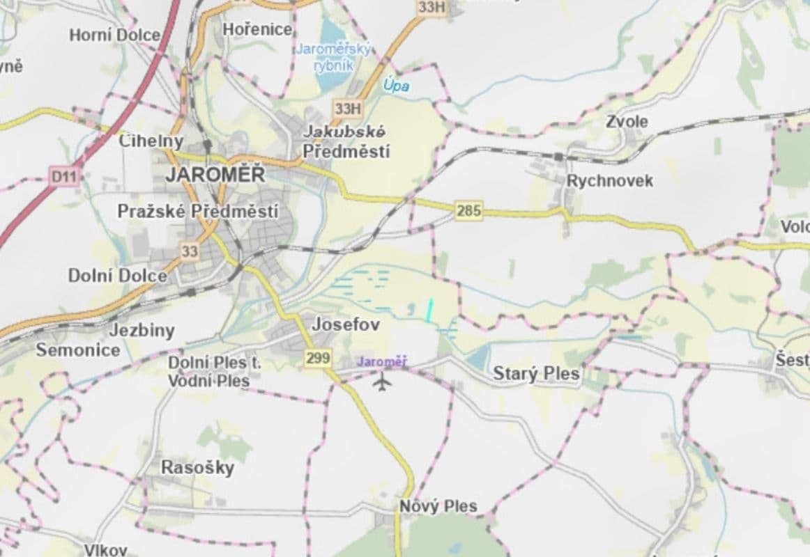 Predaj pozemku 2.223 m², Jaroměř, Královéhradecký kraj Predaj pozemku 2.223 m², Jaroměř, Královéhradecký kraj