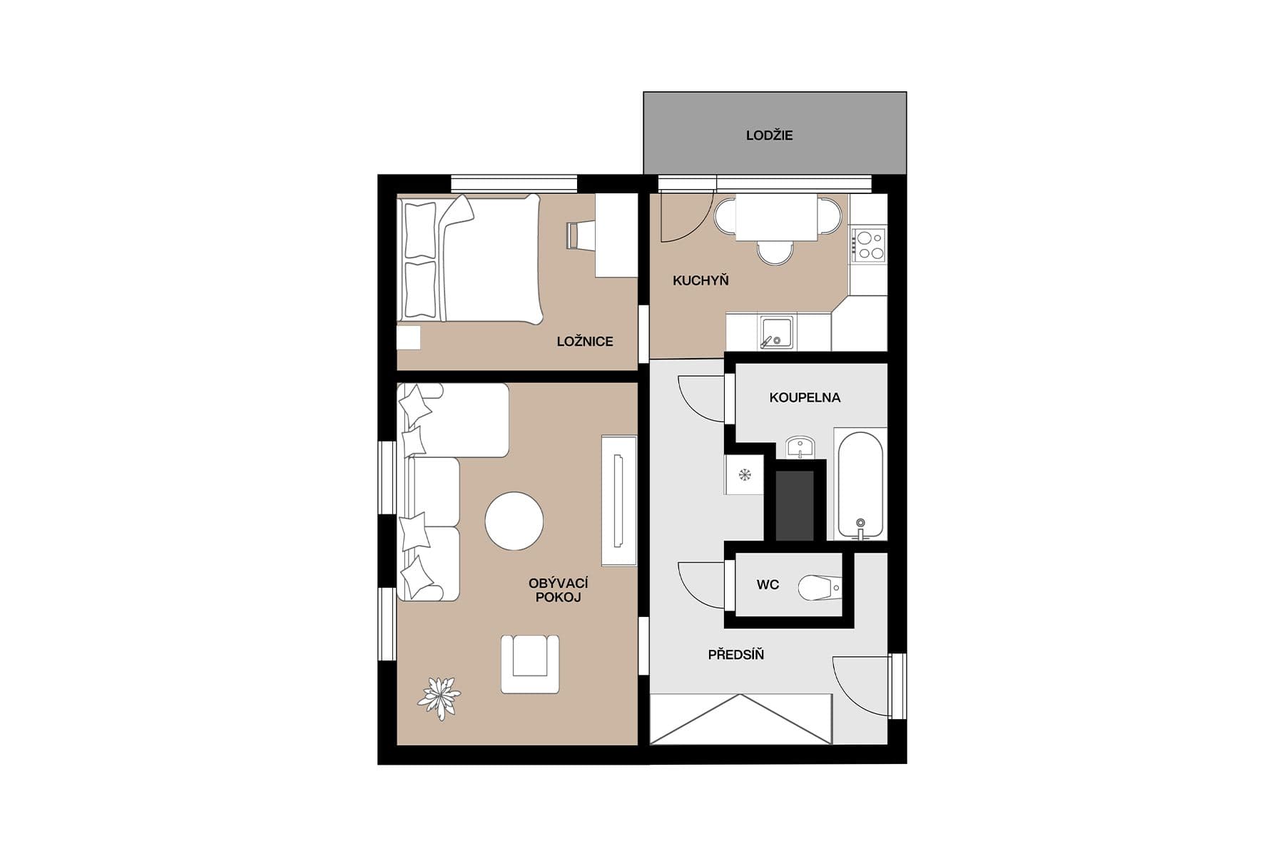 Predaj bytu 2-izbový 49 m², Sídliště, Hejnice, Liberecký kraj Predaj bytu 2-izbový 49 m², Sídliště, Hejnice, Liberecký kraj