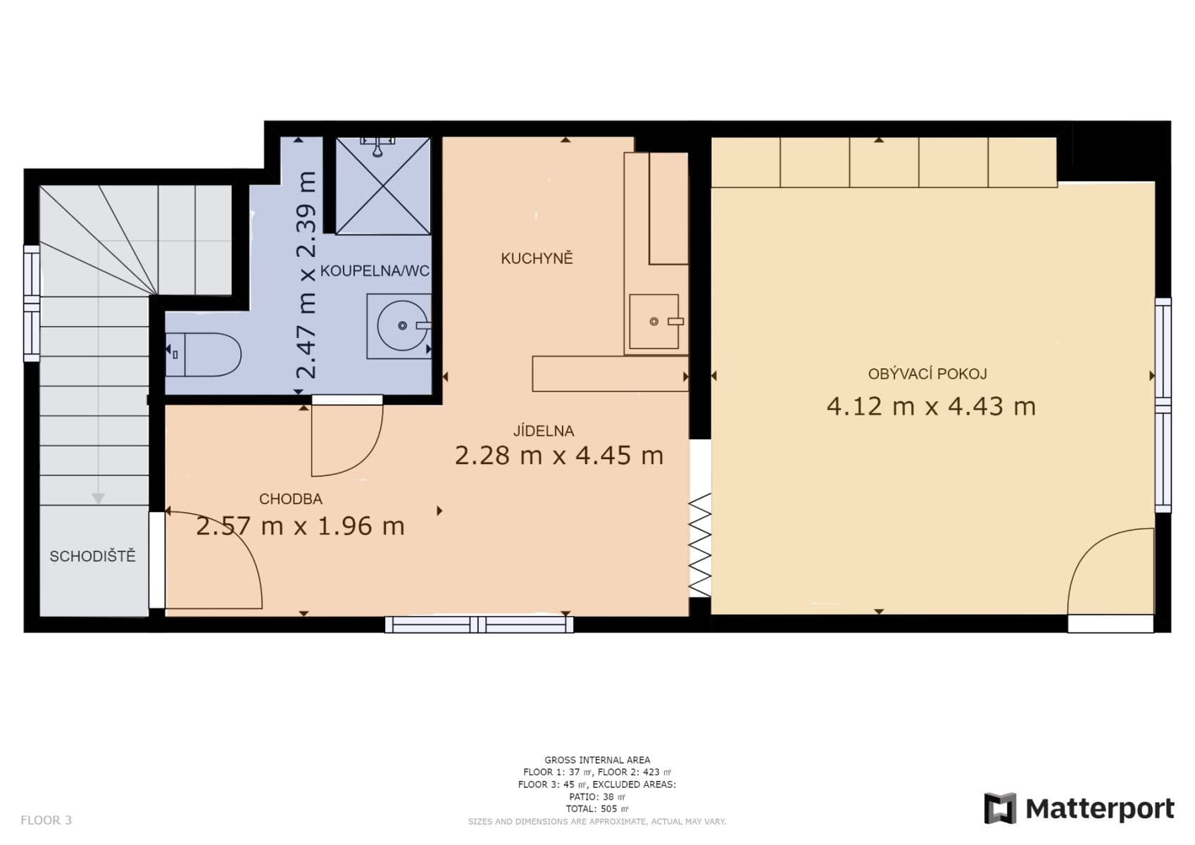 Prenájom bytu 1-izbový 40 m², Zálezlice, Středočeský kraj Prenájom bytu 1-izbový 40 m², Zálezlice, Středočeský kraj