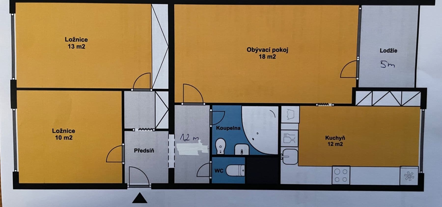 Predaj bytu 3-izbový 70 m², Kurkova, Praha, Praha Predaj bytu 3-izbový 70 m², Kurkova, Praha, Praha