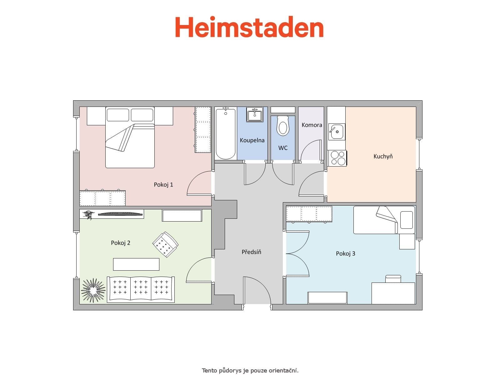 Prenájom bytu 3-izbový 71 m², Cihelní, Karviná, Moravskoslezský kraj Prenájom bytu 3-izbový 71 m², Cihelní, Karviná, Moravskoslezský kraj