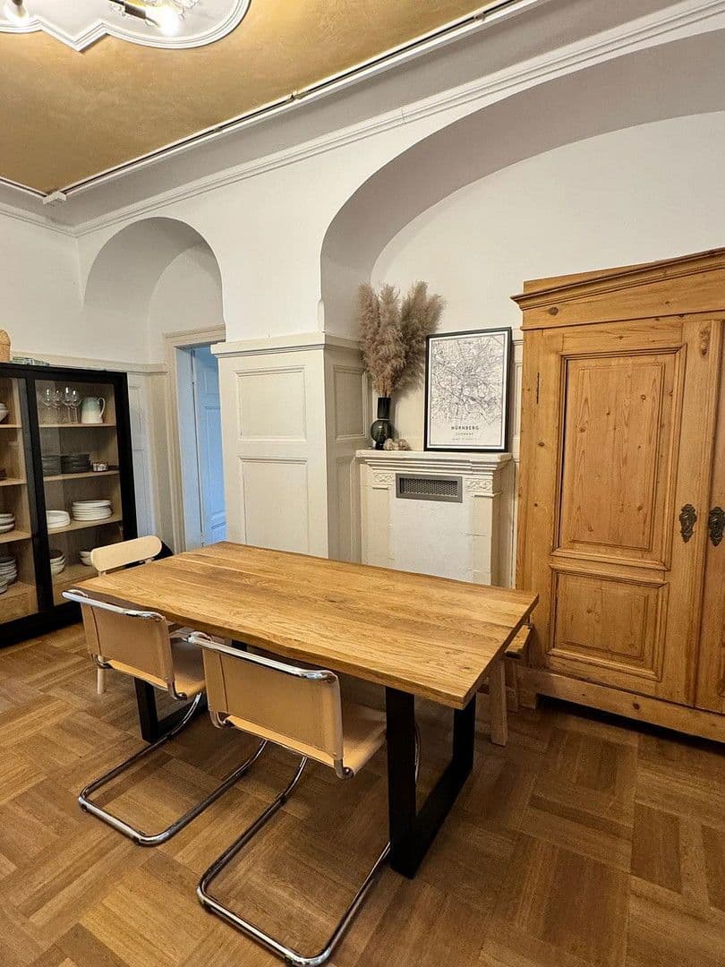 Prenájom bytu 6-izbový 254 m², Nürnberg, Bavorsko Prenájom bytu 6-izbový 254 m², Nürnberg, Bavorsko