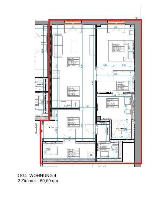 Prenájom bytu 2-izbový 61 m², Hanauer Landstraße 155-157, Frankfurt am Main, Hesensko Prenájom bytu 2-izbový 61 m², Hanauer Landstraße 155-157, Frankfurt am Main, Hesensko