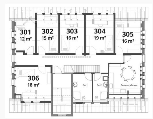 Prenájom bytu 19 m², Marktplatz 12, Furtwangen im Schwarzwald, Bádensko-Wurttembersko Prenájom bytu 19 m², Marktplatz 12, Furtwangen im Schwarzwald, Bádensko-Wurttembersko