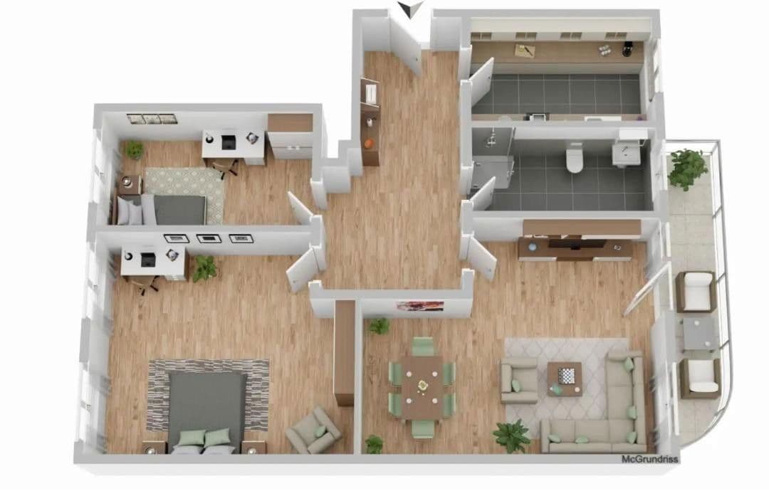 Prenájom bytu 3-izbový 96 m², Bahnhofsallee13, Hildesheim, Dolné Sasko Prenájom bytu 3-izbový 96 m², Bahnhofsallee13, Hildesheim, Dolné Sasko