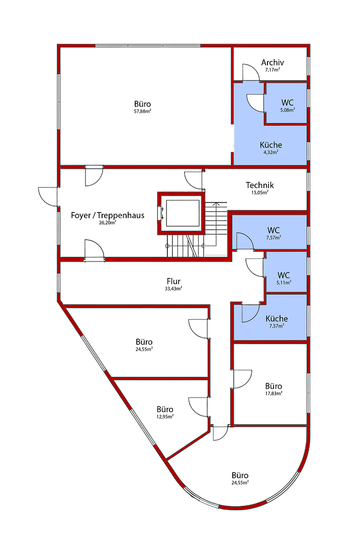 Predaj kancelárie 755 m², Ansbachstraße 32a, Sinsheim, Bádensko-Wurttembersko Predaj kancelárie 755 m², Ansbachstraße 32a, Sinsheim, Bádensko-Wurttembersko