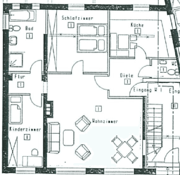 Prenájom bytu 3-izbový 95 m², Breilstr. 9, Oberhausen, Severné Porýnie - Westfálsko Prenájom bytu 3-izbový 95 m², Breilstr. 9, Oberhausen, Severné Porýnie - Westfálsko