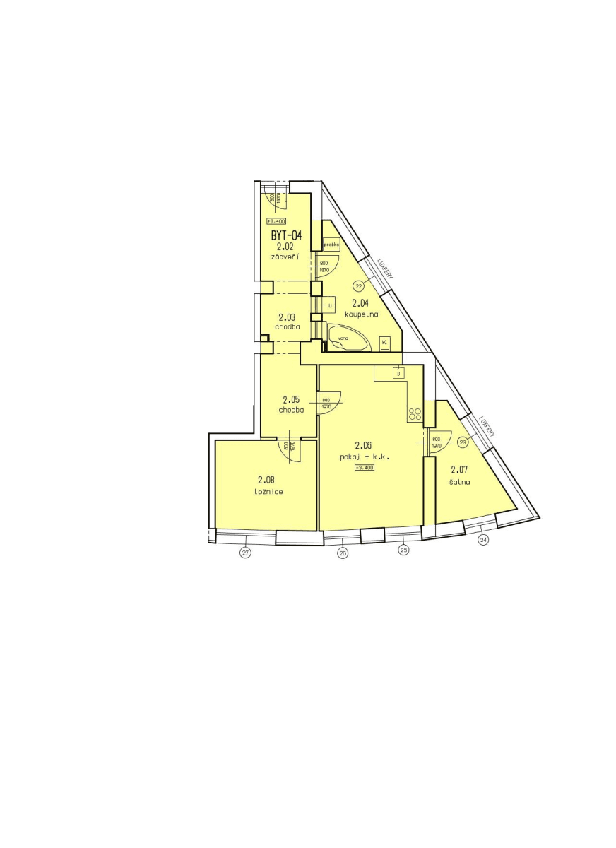 Prenájom bytu 2-izbový 66 m², Ořešská, Praha, Praha Prenájom bytu 2-izbový 66 m², Ořešská, Praha, Praha