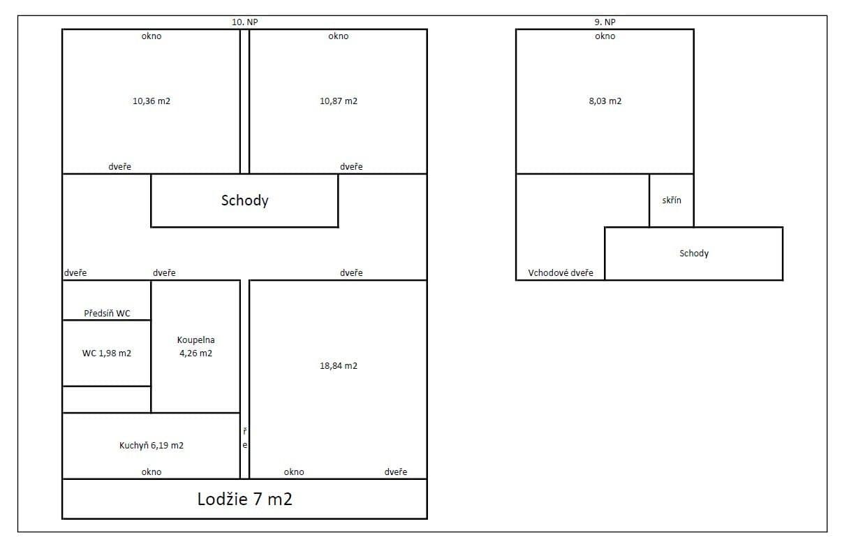 Predaj bytu 4-izbový 78 m², Hurbanova, Praha, Praha Predaj bytu 4-izbový 78 m², Hurbanova, Praha, Praha