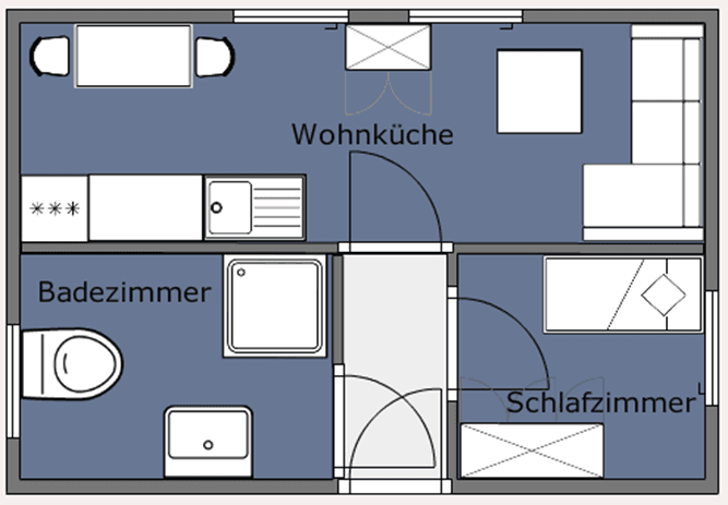 Prenájom bytu 2-izbový 32 m², Fichtestraße 11, Bottrop, Severné Porýnie - Westfálsko Prenájom bytu 2-izbový 32 m², Fichtestraße 11, Bottrop, Severné Porýnie - Westfálsko
