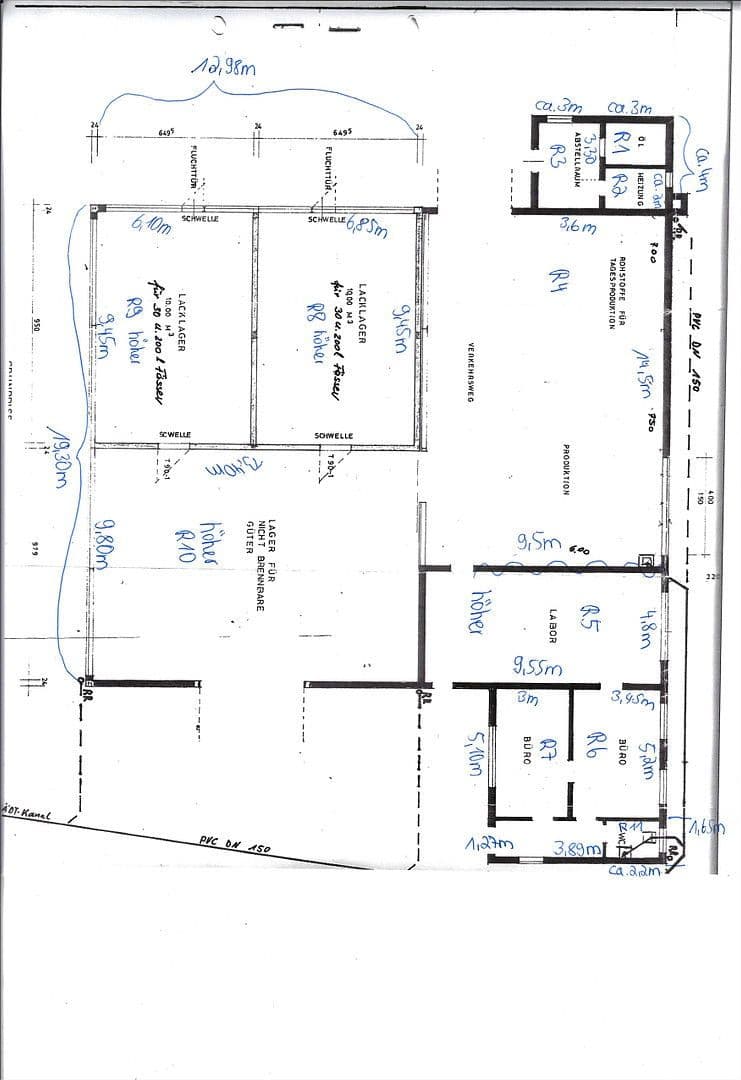 Prenájom nebytového priestoru 504 m², Lage, Severné Porýnie - Westfálsko Prenájom nebytového priestoru 504 m², Lage, Severné Porýnie - Westfálsko
