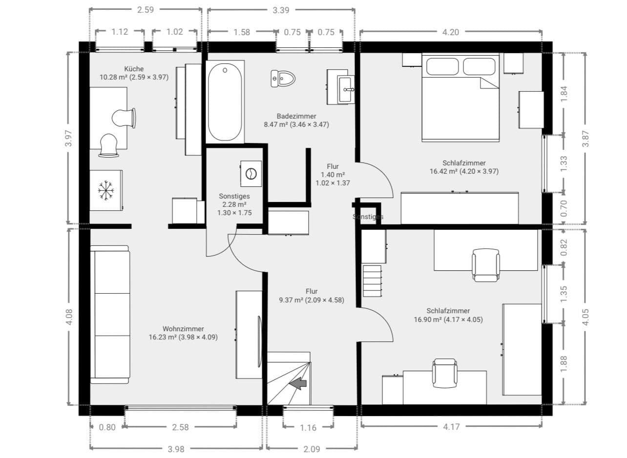 Predaj bytu 3-izbový 75 m², Dorsten, Severné Porýnie - Westfálsko Predaj bytu 3-izbový 75 m², Dorsten, Severné Porýnie - Westfálsko