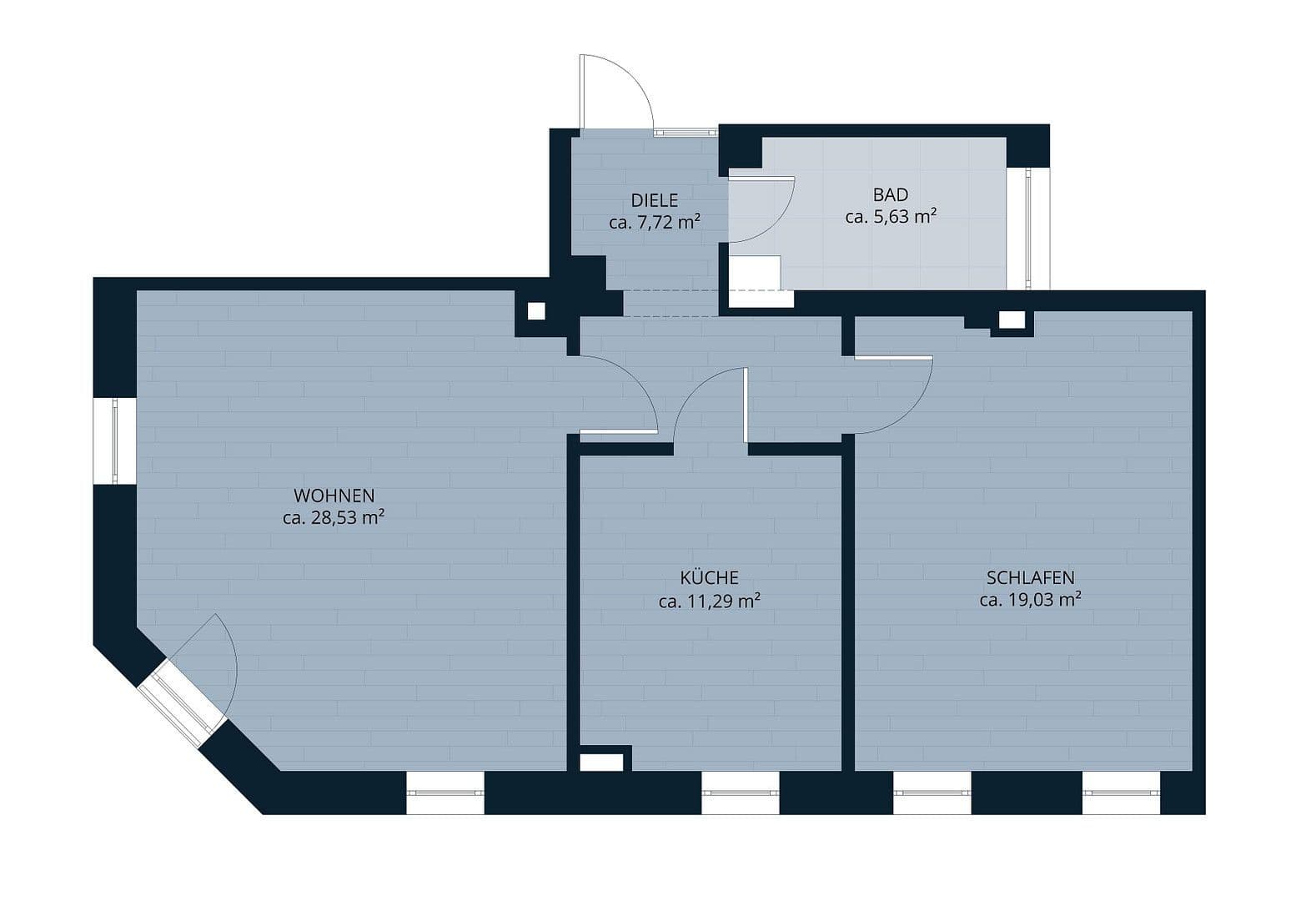 Predaj bytu 2-izbový 72 m², Chemnitz, Sasko Predaj bytu 2-izbový 72 m², Chemnitz, Sasko