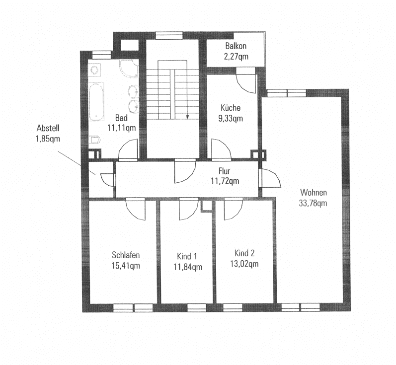 Prenájom bytu 4-izbový 110 m², Gera, Durínsko Prenájom bytu 4-izbový 110 m², Gera, Durínsko