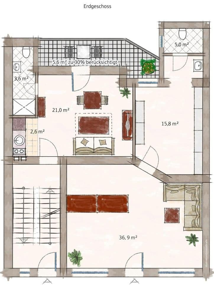 Predaj domu 328 m², pozemek 266 m², Essen Frohnhausen, Severné Porýnie - Westfálsko Predaj domu 328 m², pozemek 266 m², Essen Frohnhausen, Severné Porýnie - Westfálsko