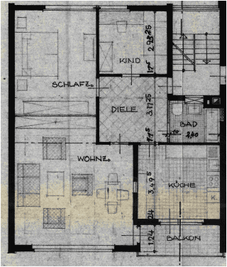 Prenájom bytu 3-izbový 88 m², Landrat-von-Ostmann-Str. 9, Osnabrück, Dolné Sasko Prenájom bytu 3-izbový 88 m², Landrat-von-Ostmann-Str. 9, Osnabrück, Dolné Sasko