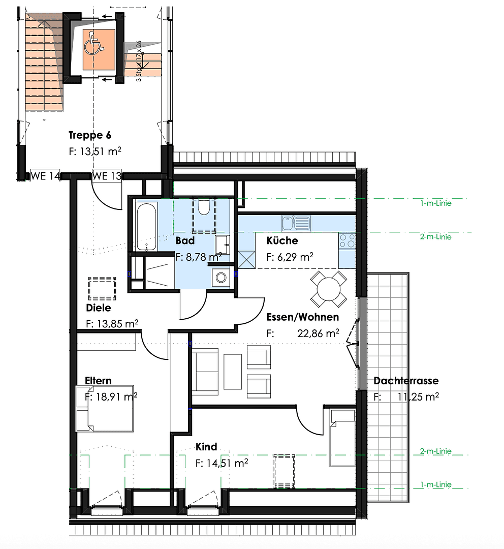 Prenájom bytu 2-izbový 88 m², Dorfstraße 13a, Germering, Bavorsko Prenájom bytu 2-izbový 88 m², Dorfstraße 13a, Germering, Bavorsko