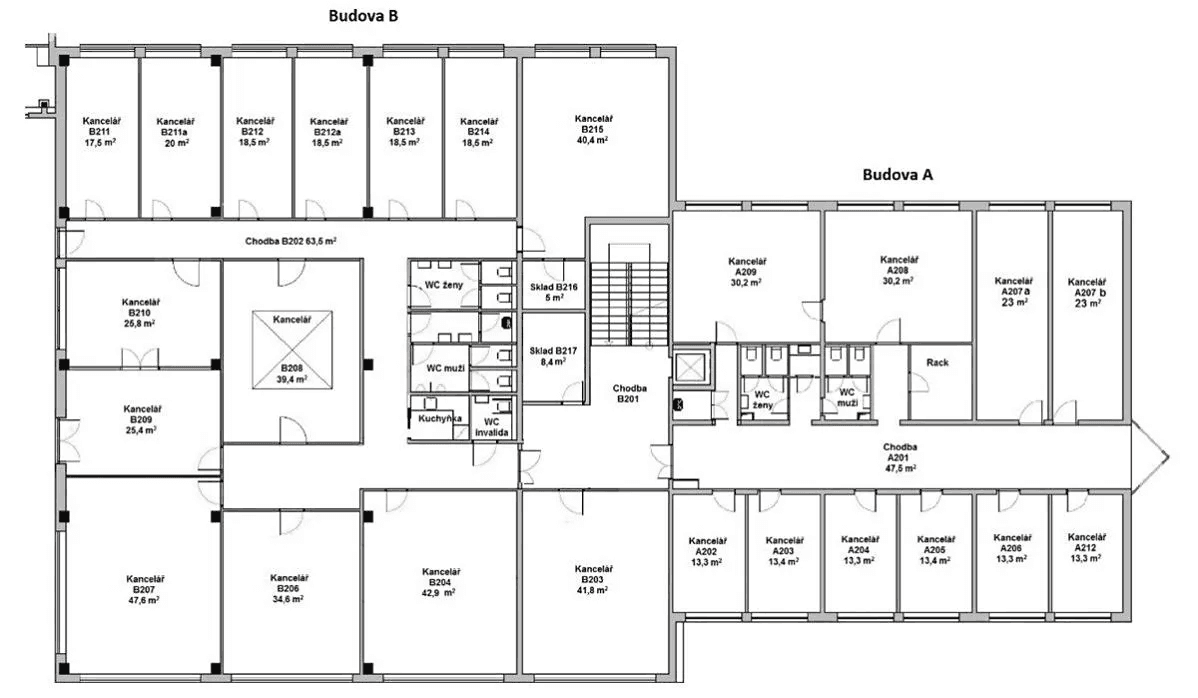 Prenájom kancelárie 18 m², U Kunratického lesa, Praha, Praha Prenájom kancelárie 18 m², U Kunratického lesa, Praha, Praha