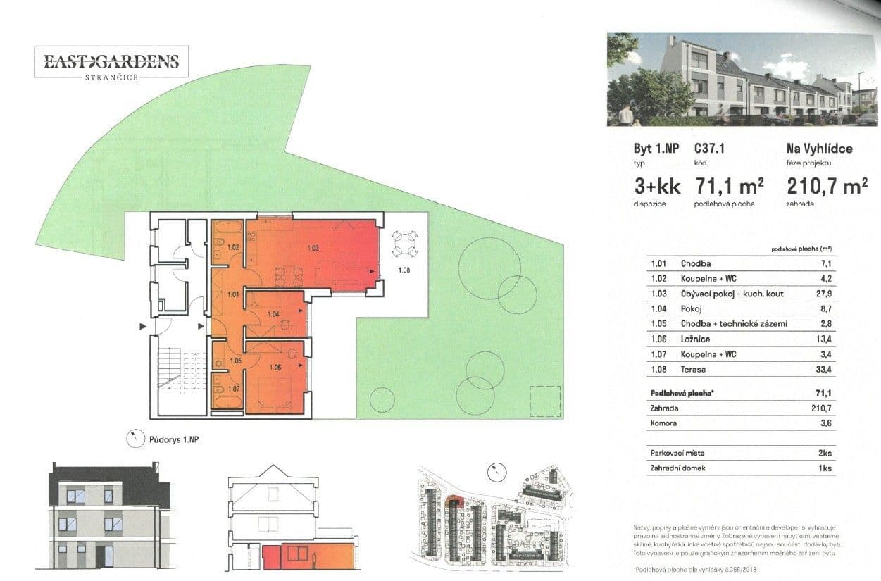 Predaj bytu 3-izbový 71 m², Pod Horkou, Strančice, Středočeský kraj Predaj bytu 3-izbový 71 m², Pod Horkou, Strančice, Středočeský kraj