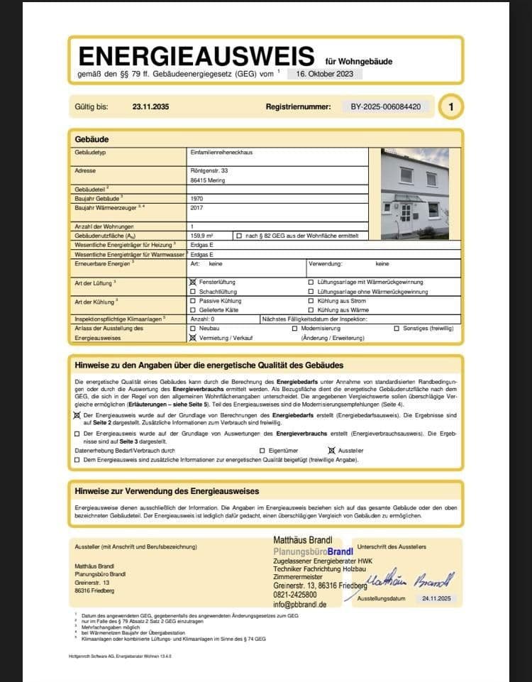Predaj domu 147 m², pozemek 240 m², Mering, Bavorsko Predaj domu 147 m², pozemek 240 m², Mering, Bavorsko