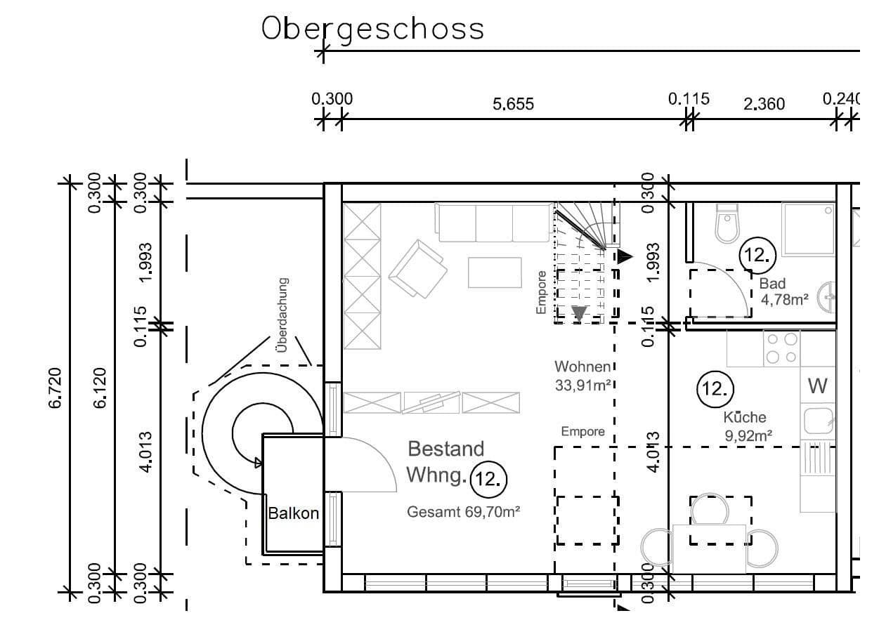 Prenájom bytu 2-izbový 71 m², Neustadter Str. 73, Mutterstadt, Porýnie-Falcko Prenájom bytu 2-izbový 71 m², Neustadter Str. 73, Mutterstadt, Porýnie-Falcko