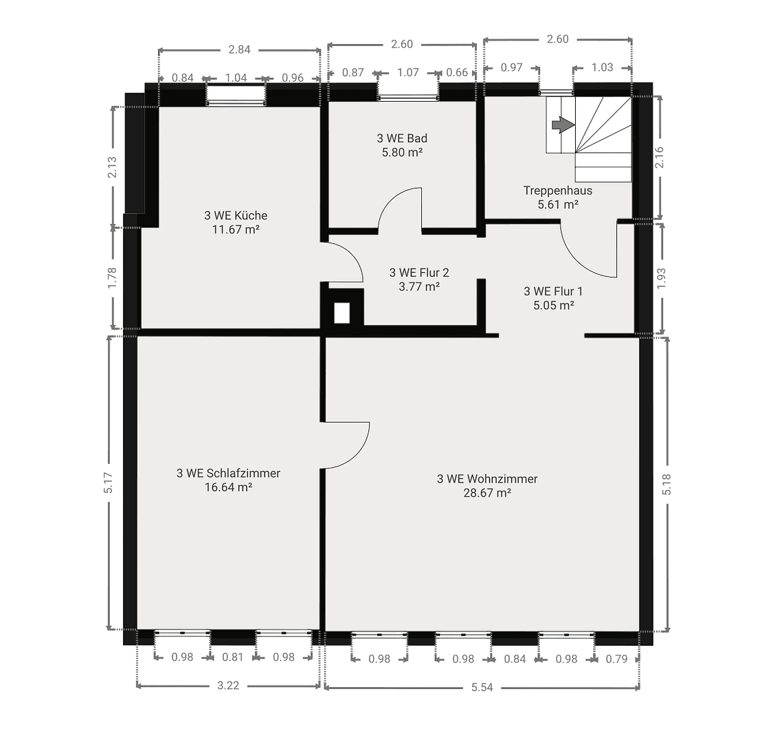 Prenájom bytu 2-izbový 69 m², Schulstraße 22, Grimma, Sasko Prenájom bytu 2-izbový 69 m², Schulstraße 22, Grimma, Sasko