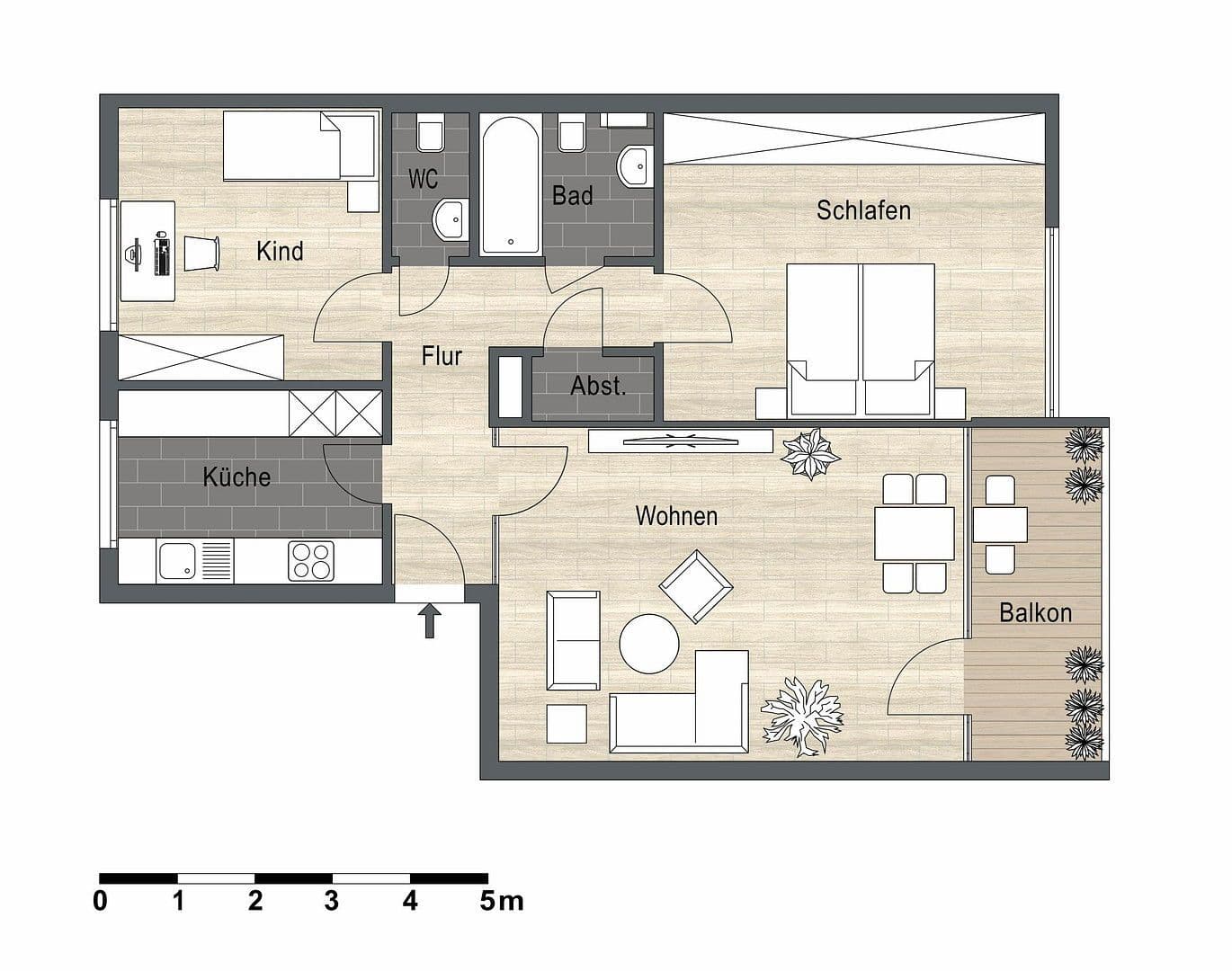 Prenájom bytu 3-izbový 82 m², Einsteinstrasse 182, Neuss, Severné Porýnie - Westfálsko Prenájom bytu 3-izbový 82 m², Einsteinstrasse 182, Neuss, Severné Porýnie - Westfálsko