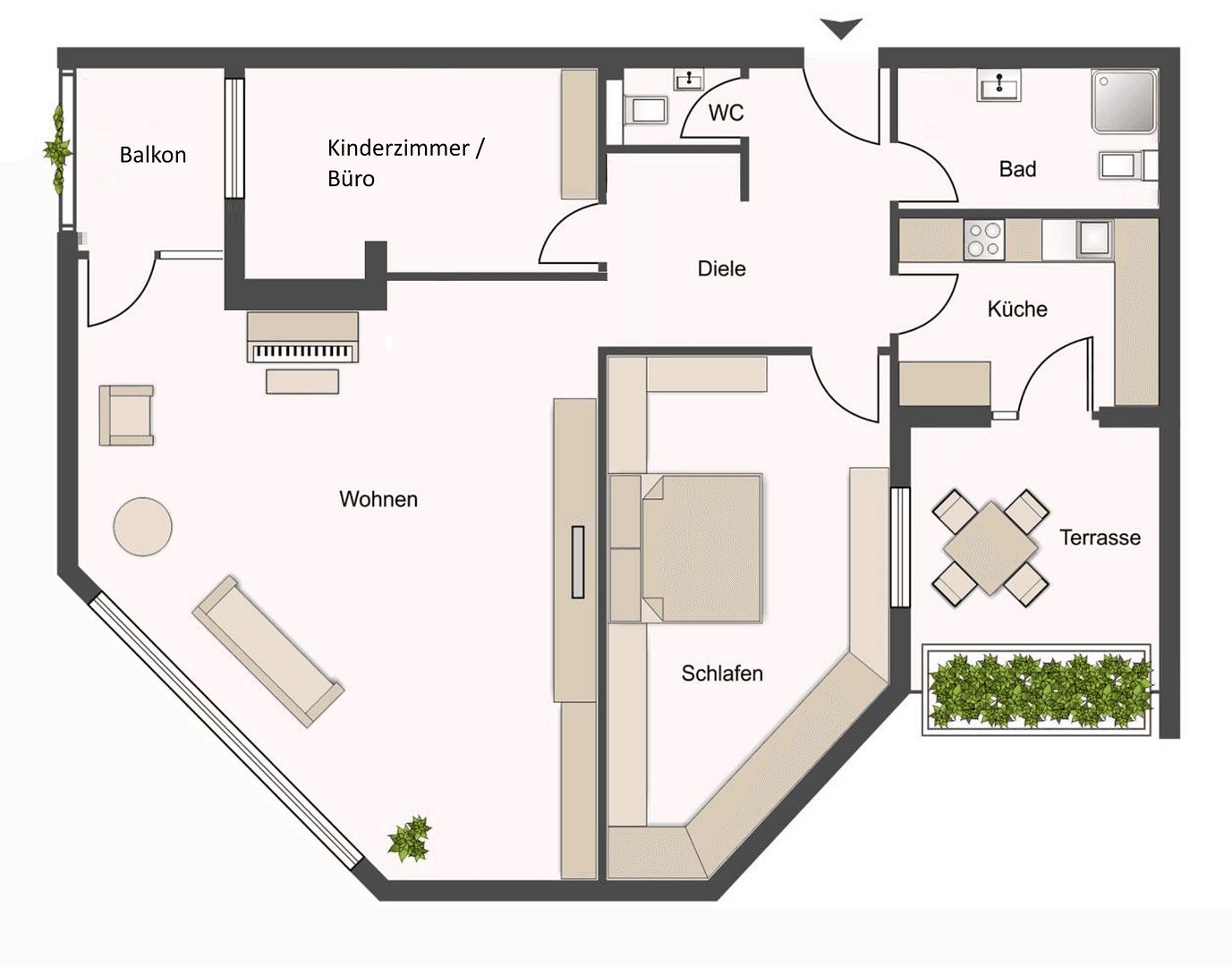 Prenájom bytu 3-izbový 100 m², Bergisch Gladbach, Severné Porýnie - Westfálsko Prenájom bytu 3-izbový 100 m², Bergisch Gladbach, Severné Porýnie - Westfálsko