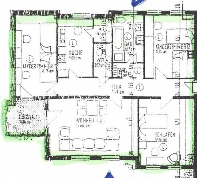 Predaj bytu 4-izbový 113 m², Kassel, Hesensko Predaj bytu 4-izbový 113 m², Kassel, Hesensko