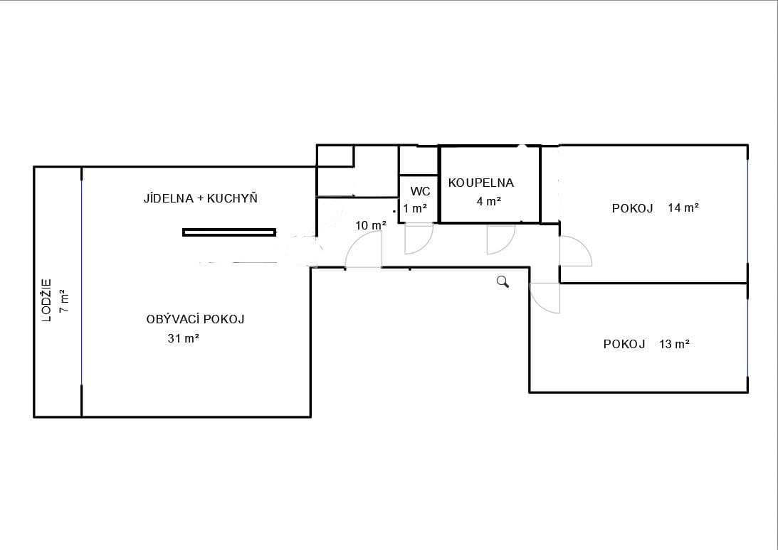 Predaj bytu 3-izbový 75 m², Jeseniova, Praha, Praha Predaj bytu 3-izbový 75 m², Jeseniova, Praha, Praha