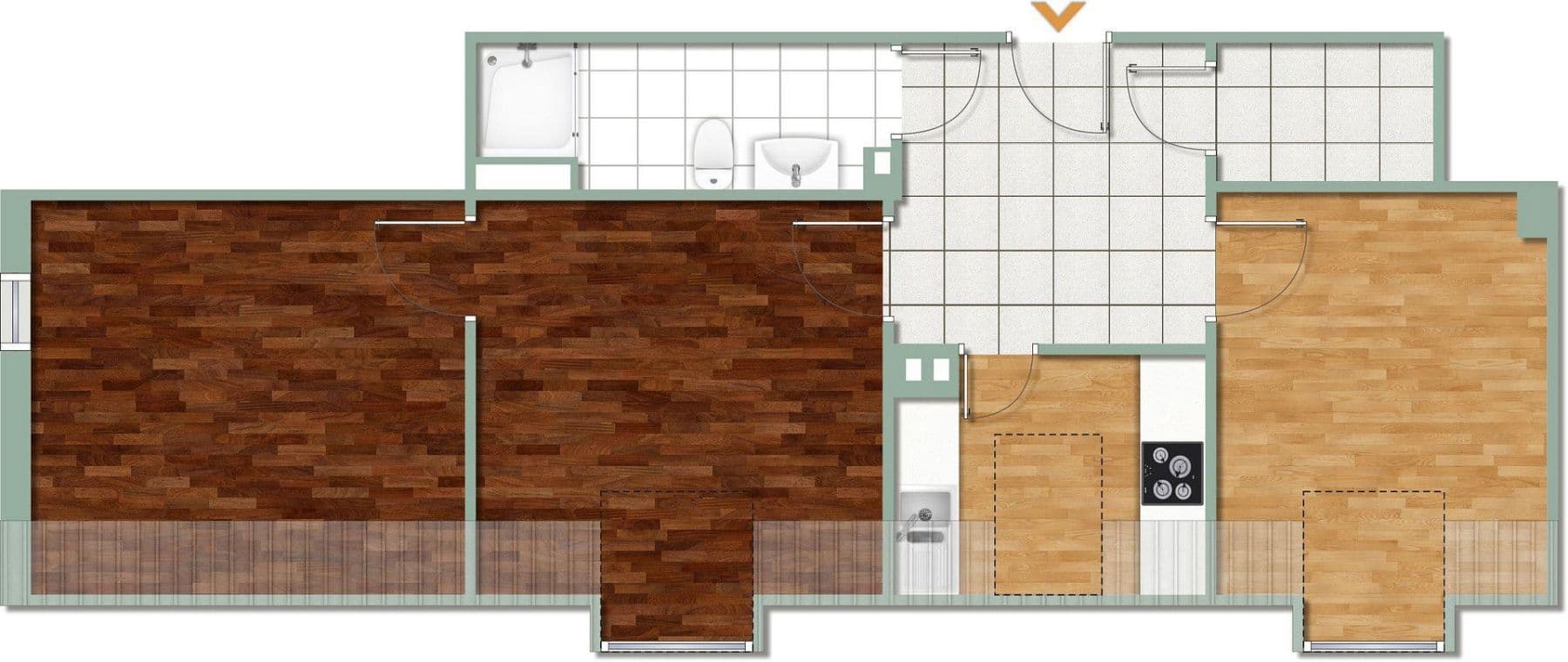 Prenájom bytu 3-izbový 57 m², Anne-Frank-Straße 2a, Mülheim an der Ruhr, Severné Porýnie - Westfálsko Prenájom bytu 3-izbový 57 m², Anne-Frank-Straße 2a, Mülheim an der Ruhr, Severné Porýnie - Westfálsko
