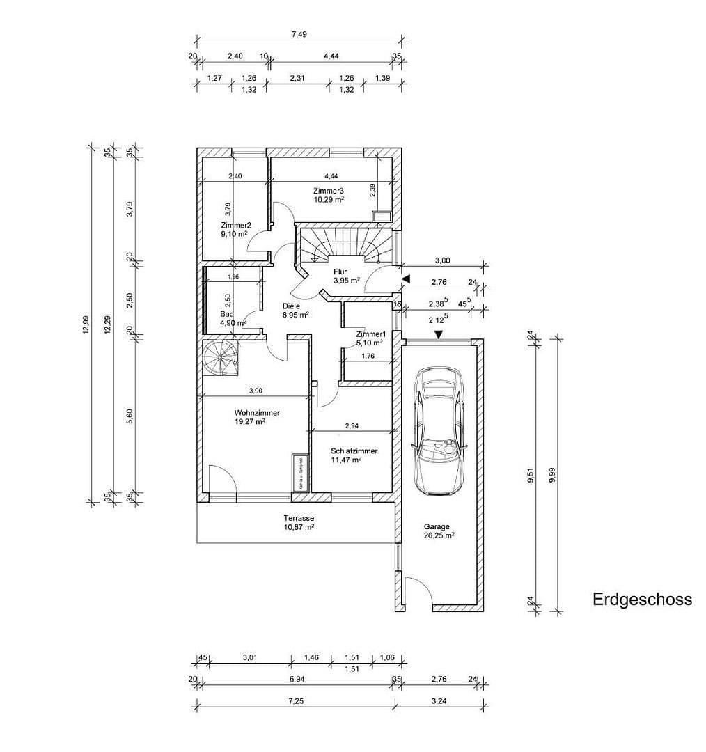 Predaj domu 227 m², pozemek 309 m², Böcklinstr. 29, Mönchengladbach, Severné Porýnie - Westfálsko Predaj domu 227 m², pozemek 309 m², Böcklinstr. 29, Mönchengladbach, Severné Porýnie - Westfálsko
