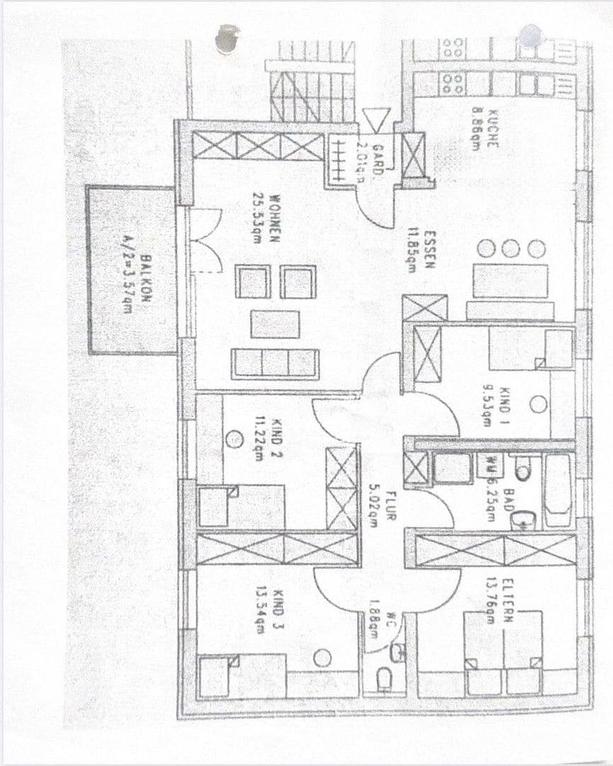 Predaj bytu 5-izbový 113 m², Niedermayerstrasse 65, Landshut, Bavorsko Predaj bytu 5-izbový 113 m², Niedermayerstrasse 65, Landshut, Bavorsko
