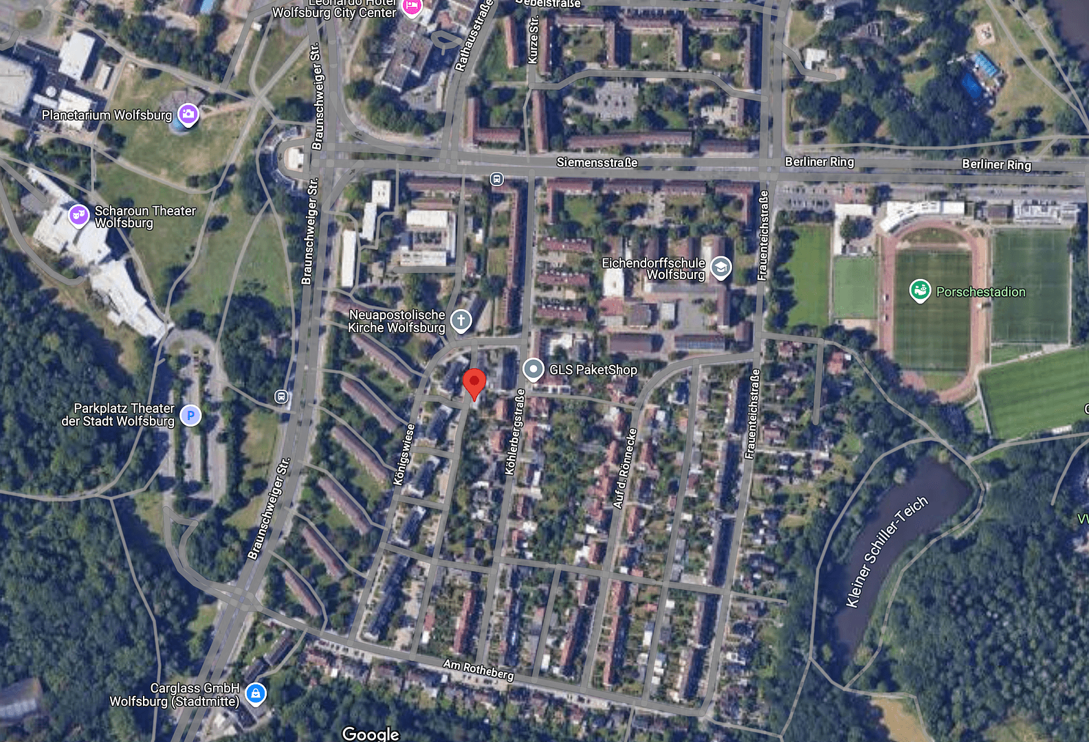 Prenájom garáže, Köhlerbergstraße 28, Wolfsburg, Dolné Sasko Prenájom garáže, Köhlerbergstraße 28, Wolfsburg, Dolné Sasko