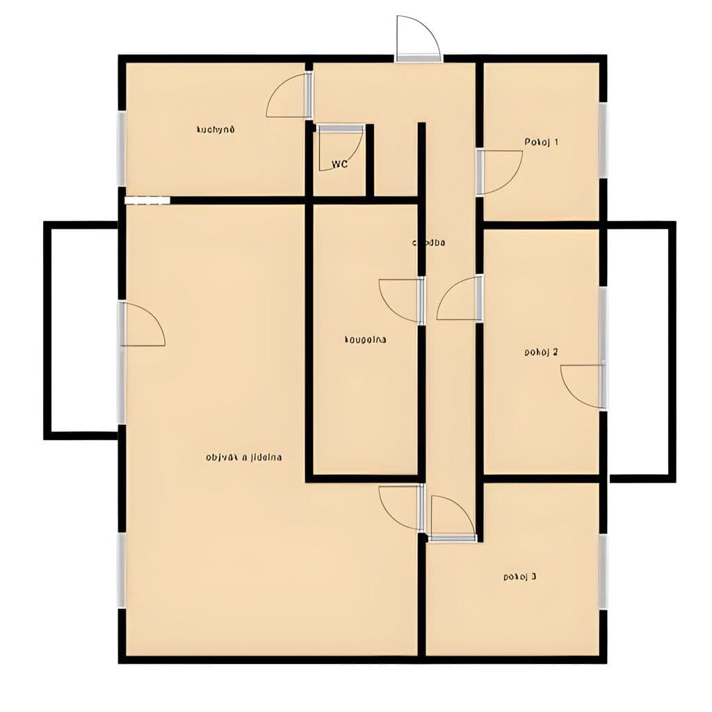 Predaj bytu 4-izbový 110 m², Volmanova, Čelákovice, Středočeský kraj Predaj bytu 4-izbový 110 m², Volmanova, Čelákovice, Středočeský kraj