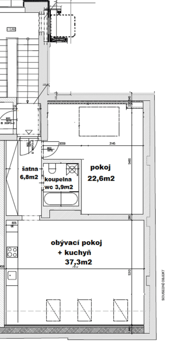 Prenájom bytu 2-izbový 70 m², Neklanova, Praha, Praha Prenájom bytu 2-izbový 70 m², Neklanova, Praha, Praha