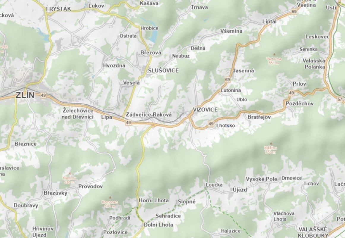 Predaj pozemku 3.459 m², Bratřejov, Zlínský kraj Predaj pozemku 3.459 m², Bratřejov, Zlínský kraj