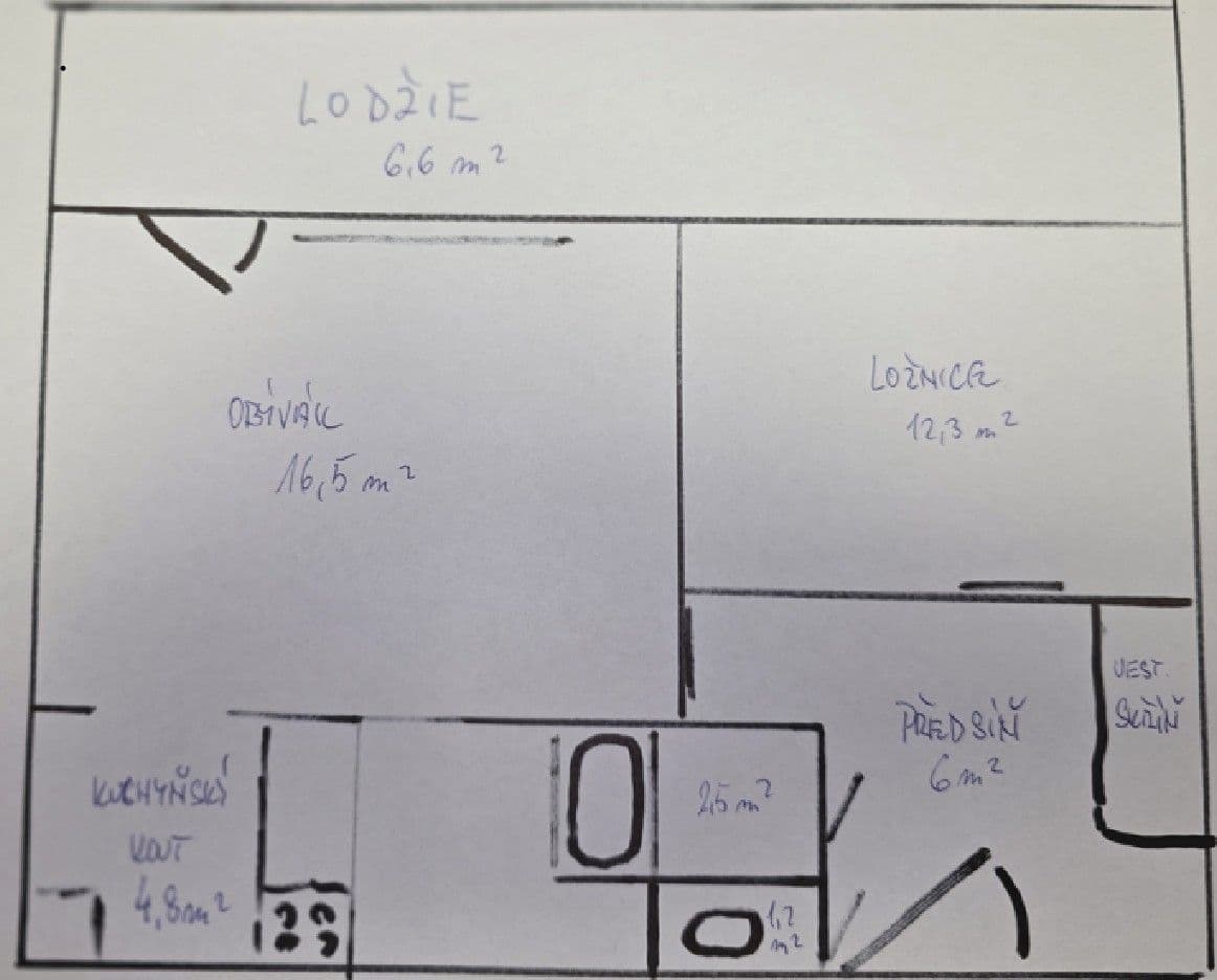 Prenájom bytu 2-izbový 49 m², Na Záhonech, Praha, Praha Prenájom bytu 2-izbový 49 m², Na Záhonech, Praha, Praha