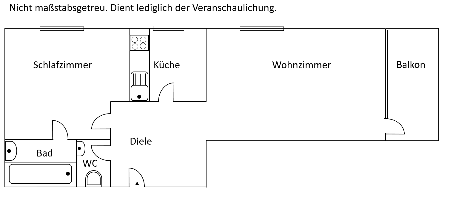 Prenájom bytu 2-izbový 45 m², Welkerstraße 114, Altensteig, Bádensko-Wurttembersko Prenájom bytu 2-izbový 45 m², Welkerstraße 114, Altensteig, Bádensko-Wurttembersko