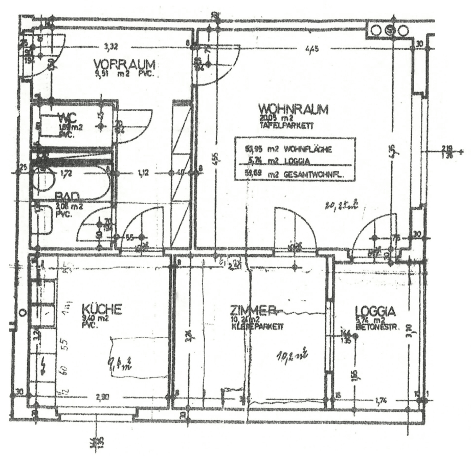 Prenájom bytu 2-izbový 54 m², Billrothstraße 107, Wels, Horné Rakúsko Prenájom bytu 2-izbový 54 m², Billrothstraße 107, Wels, Horné Rakúsko